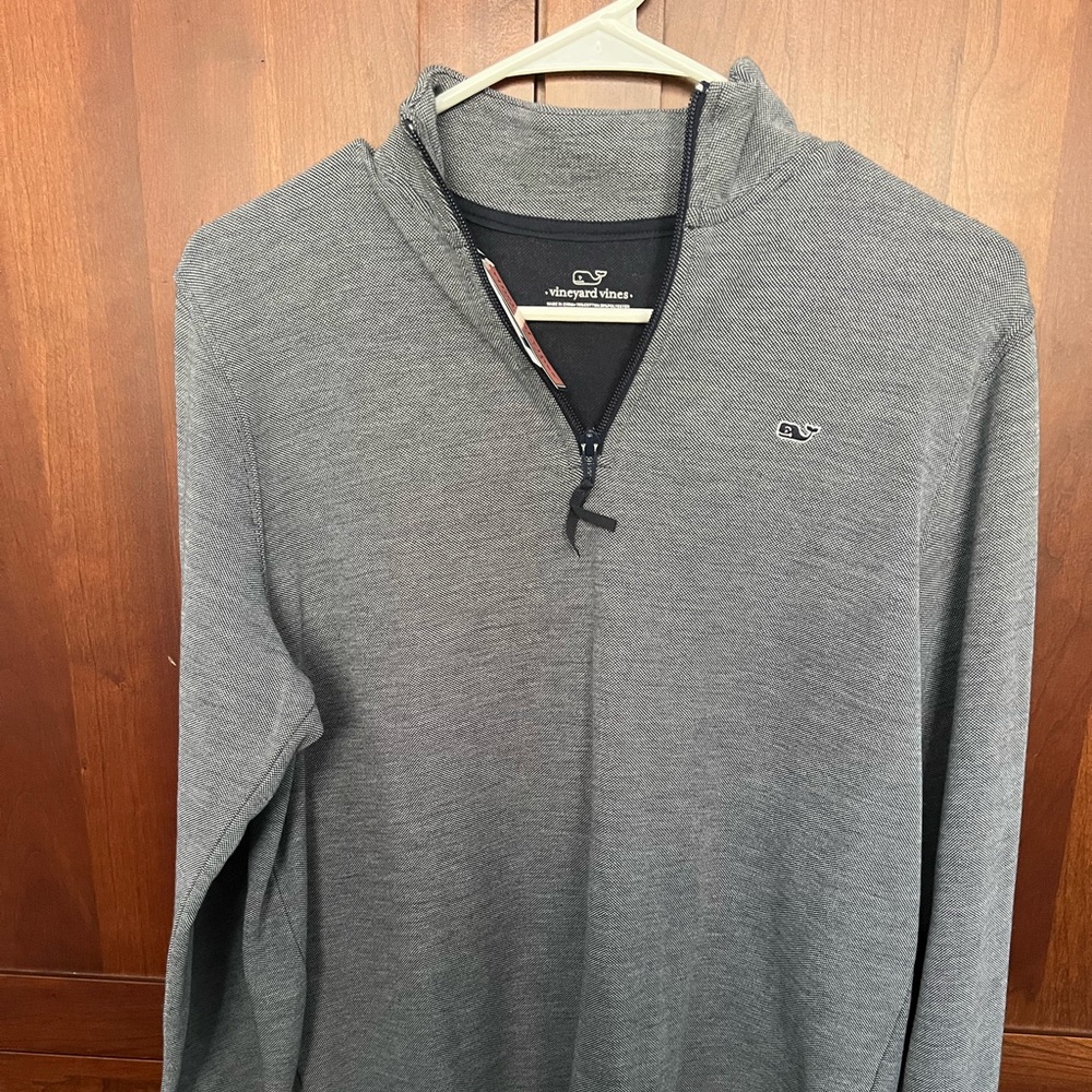 Vineyard Vines three quarter zip sweater size xl/18